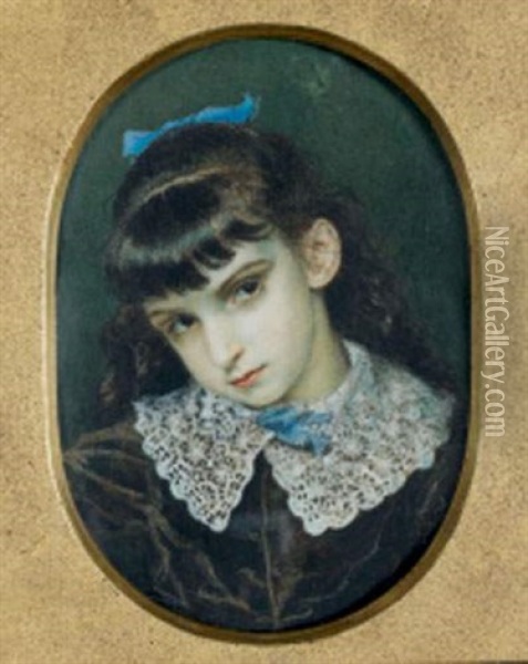 Portrait D'andree Realier-dumas Oil Painting - Princesse Marie Eristoff-Kasak