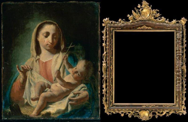 Madonna Col Bambino Oil Painting - Francesco Cappella