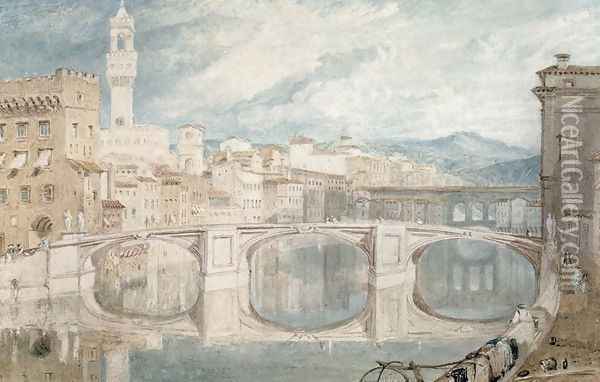 Florence from the Ponte alla Carraia Oil Painting - Joseph Mallord William Turner