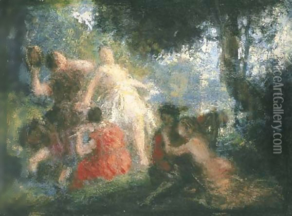 Tannhauser Oil Painting - Ignace Henri Jean Fantin-Latour