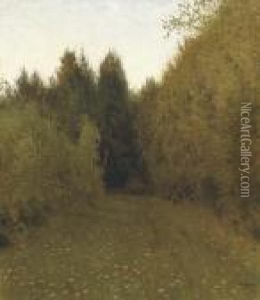 Forest Clearing Oil Painting - Isaak Ilyich Levitan