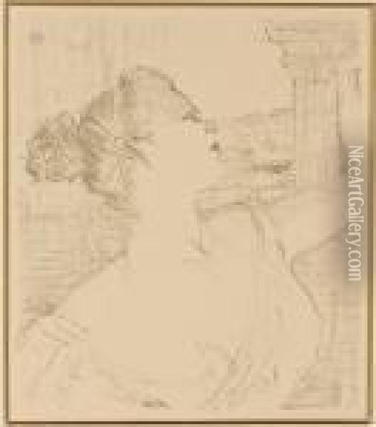 After Henry De Toulouse-lautrec Oil Painting - Henri De Toulouse-Lautrec