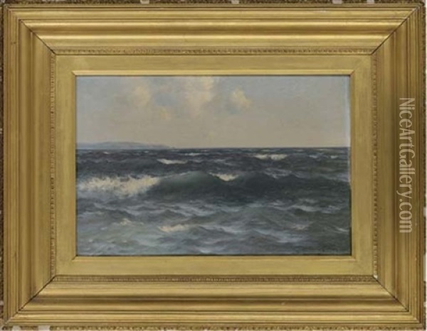 Breaking Waves Oil Painting - Richard Wane