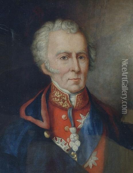 Portrait Of Wellington Oil Painting - Sir George Hayter