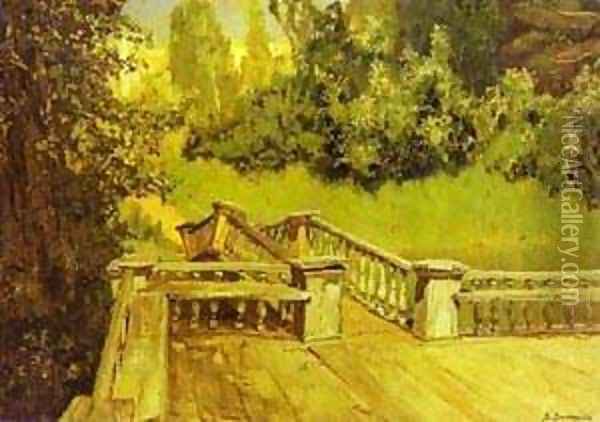 Akhtyrka 1879 Museum Estate Of V Polenov Tula Region Russia Oil Painting - Viktor Vasnetsov