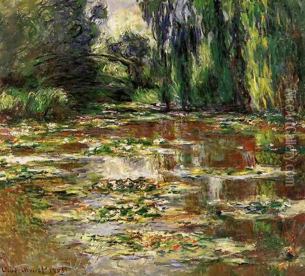 The Bridge Over The Water Lily Pond Oil Painting - Claude Oscar Monet