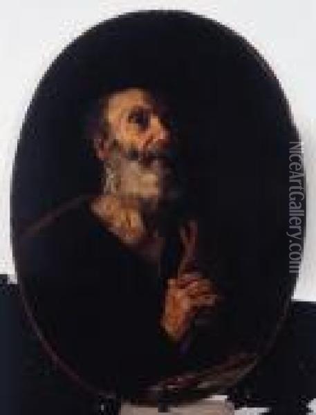 The Penitent Saint Peter Oil Painting - Matthias Stomer