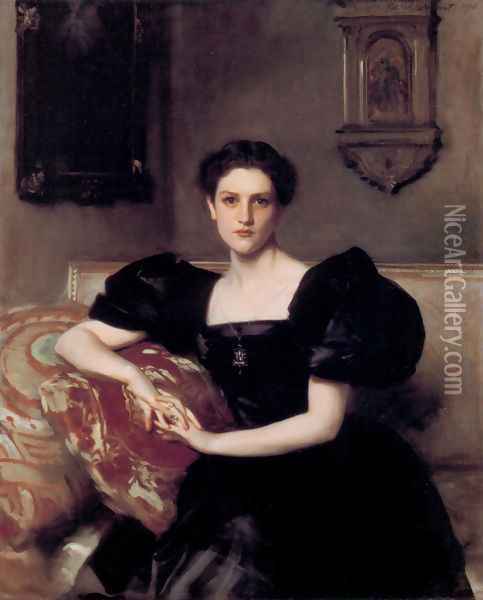 Elizabeth Winthrop Chanler (or Mrs John Jay Chapman) Oil Painting - John Singer Sargent