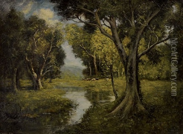 The Clearing Oil Painting - William Keith