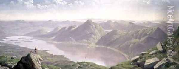 South west view from Ben Lomond Oil Painting - John Knox