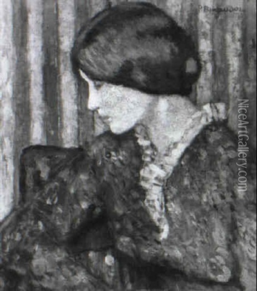 Portrait De Femme Oil Painting - Paul Renaudot