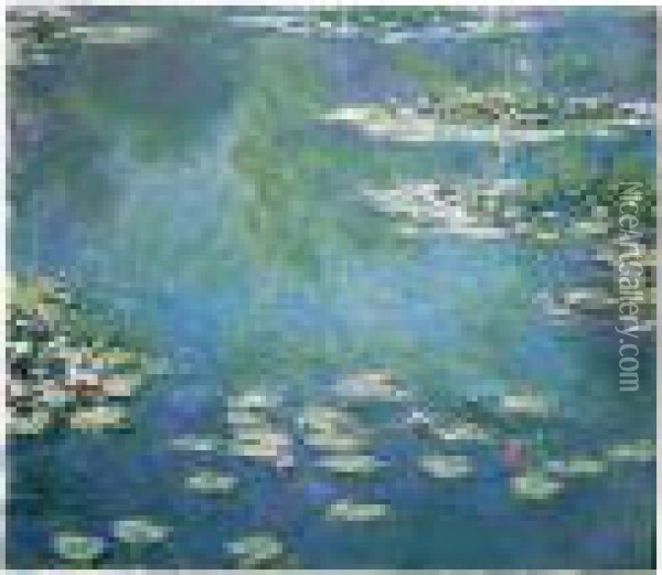 Nympheas Oil Painting - Claude Oscar Monet