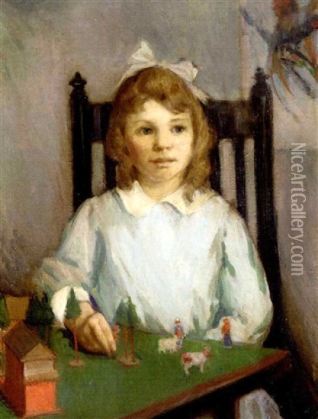 Polly's Sister Oil Painting - Mary Bradish Titcomb