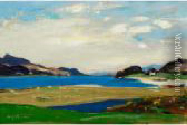Loch Eil Oil Painting - David Young Cameron