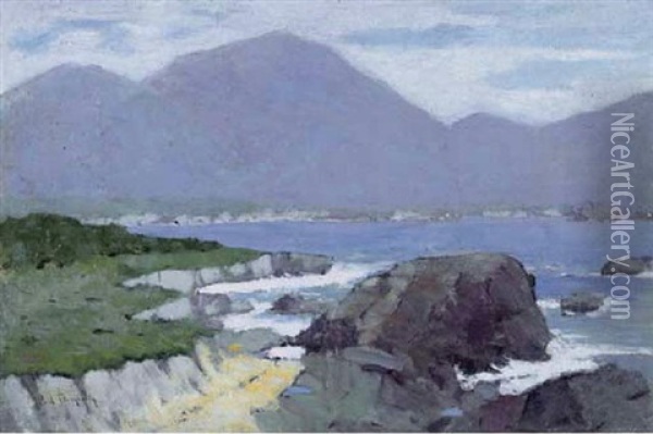 Carmel Coast Oil Painting - Paul Dougherty