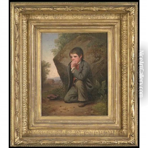 The Nervous Truant Oil Painting - John Williamson
