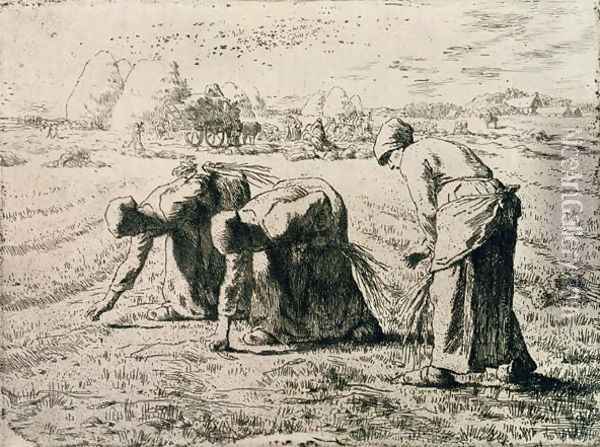 The Gleaners, 1855 Oil Painting - Jean-Francois Millet