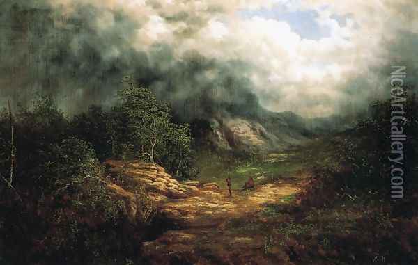Storm over the Blue Ridge Oil Painting - William Charles Anthony Frerichs