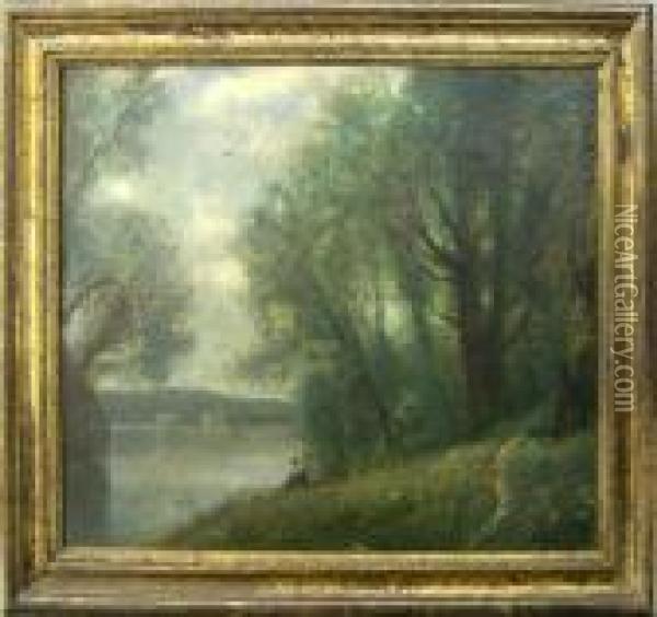 Landscape Oil Painting - Jean-Baptiste-Camille Corot