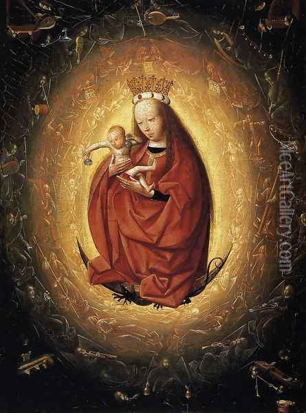 Virgin and Child Oil Painting - Gerrit tot Sint Jans (de Saint-Jean)