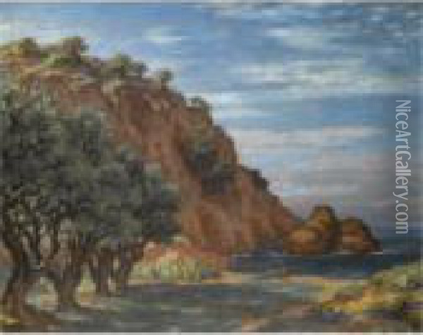 La Ciotat, Provence Oil Painting - Jozef Pankiewicz