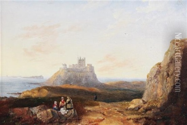 Coastal Landscapes (pair) Oil Painting - John Wilson Carmichael