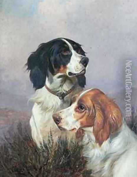 Setters on a Moor Oil Painting - Colin Graeme