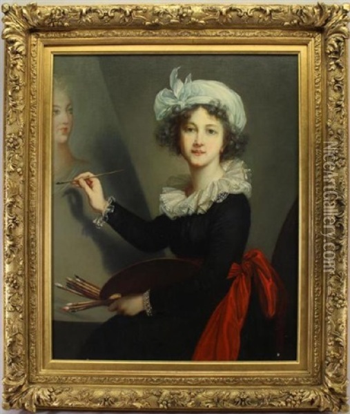 Self Portrait Painting Oil Painting - Marie Elisabeth Louise Vigee-Lebrun