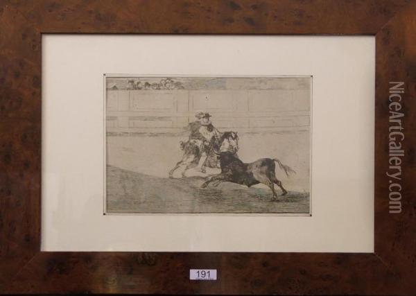 Un Caballero Espanol Oil Painting - Francisco De Goya y Lucientes