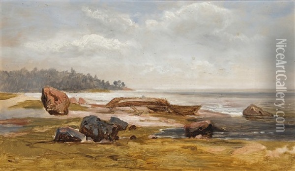 Desolate Shore Oil Painting - Johan Knutson
