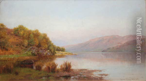 Evening On Loch Venachan Oil Painting - Alexander Williams