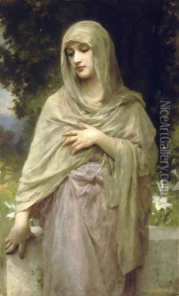 Modestie (Modesty) Oil Painting - William-Adolphe Bouguereau