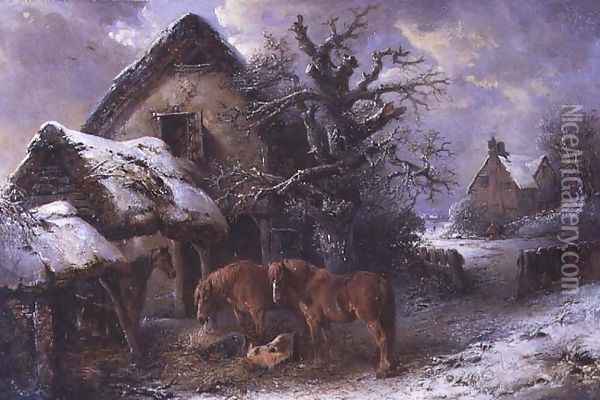 Winter 2 Oil Painting - Edward Robert Smythe