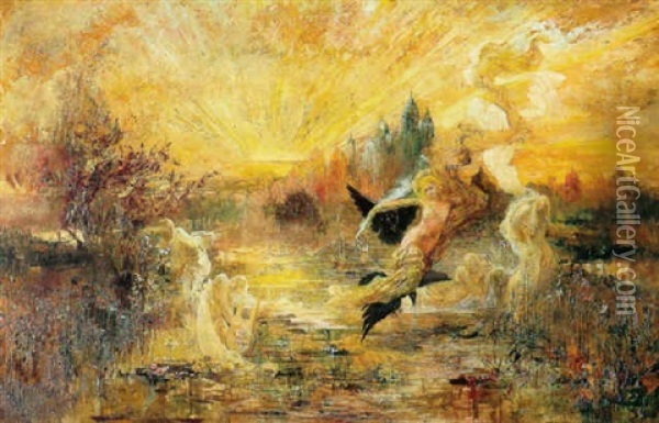 Sunrise Oil Painting - Pinckney Marcius-Simons
