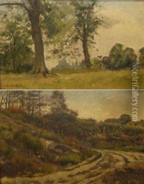 Norfolk And Trees Oil Painting - Catherine Maude Nichols