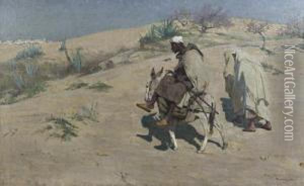 Tangier Oil Painting - Alexander Mann