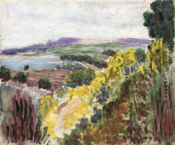 Landscape, Cassis Oil Painting - Roderic O'Conor
