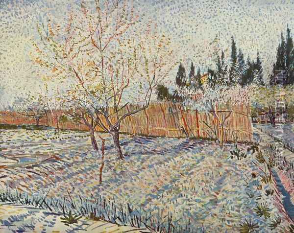 field on winter Oil Painting - Vincent Van Gogh