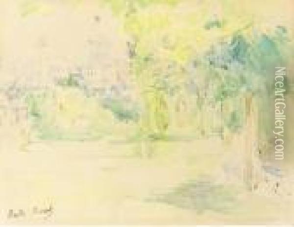 Les Invalides, Vus Du Trocadero Oil Painting - Berthe Morisot