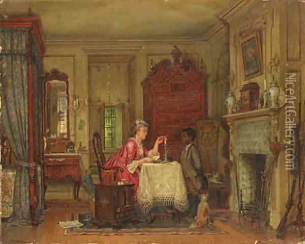 Henry, Edward Lamson Oil Painting - Edward Lamson Henry
