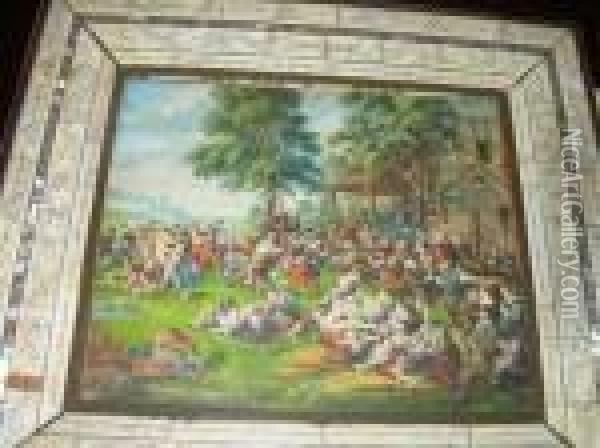 A Village Kermesse Oil Painting - Pieter The Younger Brueghel