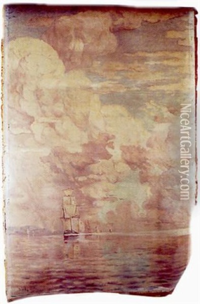 Marine Oil Painting - Karl Edvard Diriks