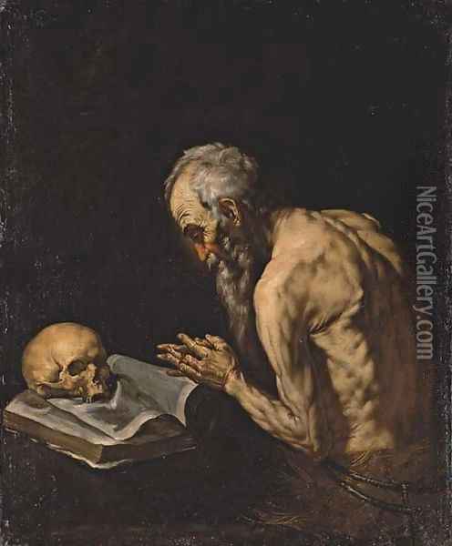 Saint Paul the Hermit Oil Painting - Jusepe de Ribera