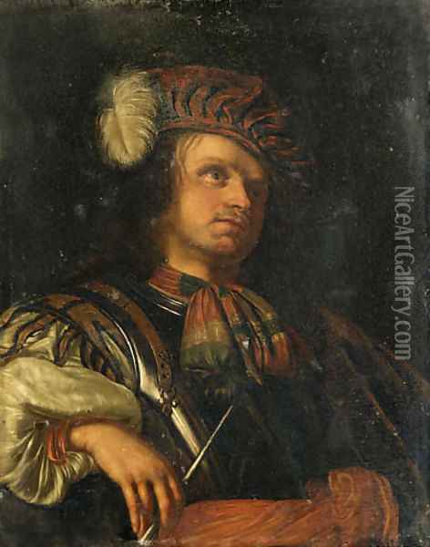 Portrait of Frans van Mieris Oil Painting - Willem van Mieris