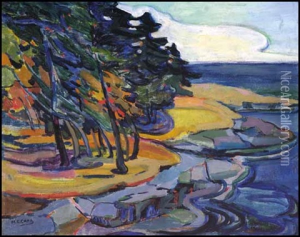 Seaside Forest Oil Painting - Emily Carr