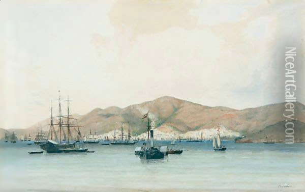 Charlotte Amalie, St. Thomas Oil Painting - Jean-Michel Cazabon