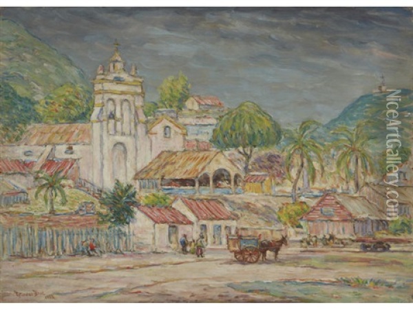 Manzanillo, Mexico Oil Painting - Reynolds Beal