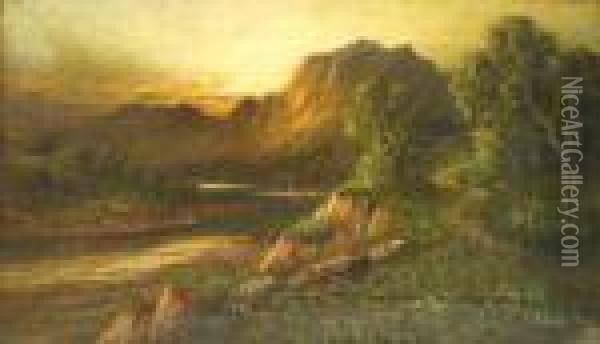 The Sunset Hour Oil Painting - Frank Hider