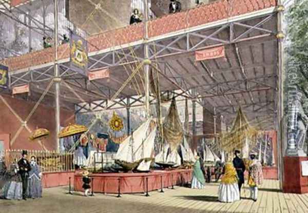 Model boats from the India section of the Great Exhibition of 1851 Oil Painting - Peter Mabuse