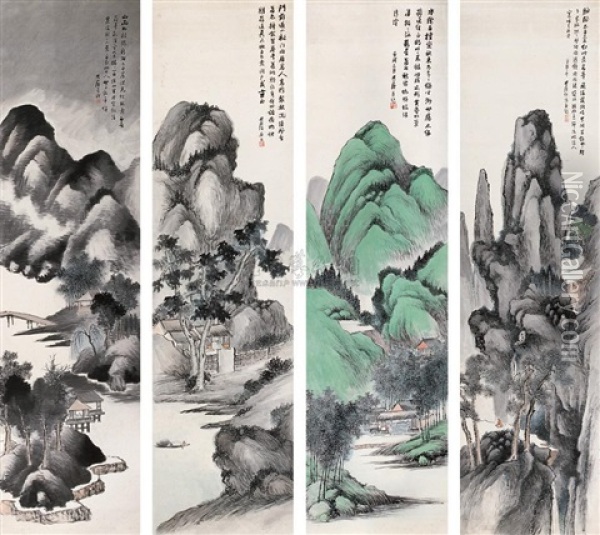 Landscape Oil Painting -  Lin Shu